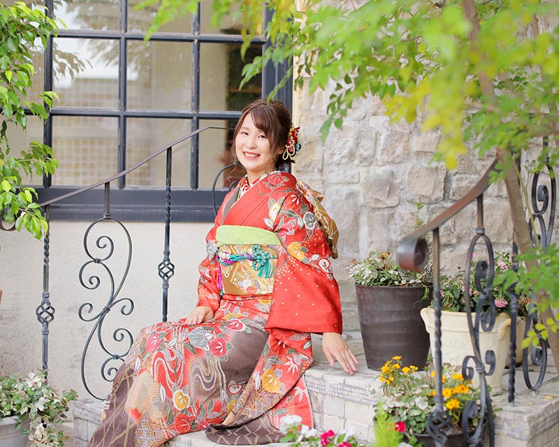 ママ振袖写真