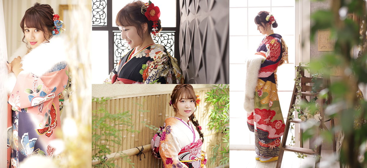 フォトスタジオ・リゾルテ（岡崎創寫舘）での成人式前撮り撮影フォトギャラリー
