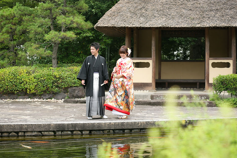 回遊式池泉庭園