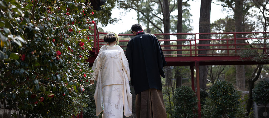 真福寺と新郎新婦の写真その４