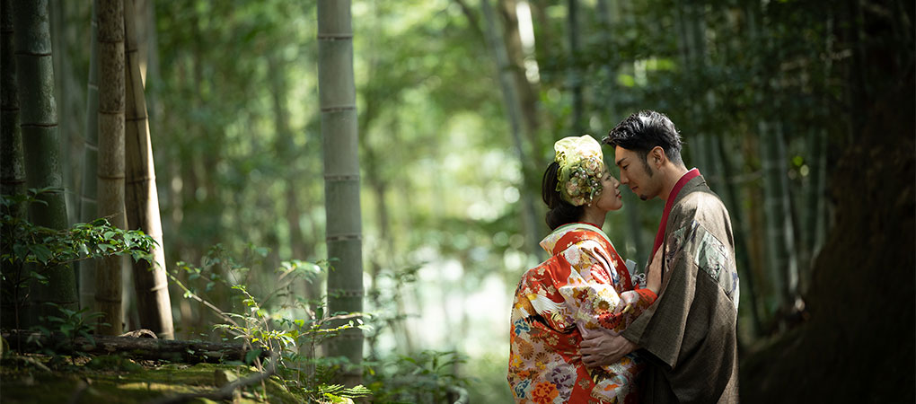 真福寺と新郎新婦の写真その４